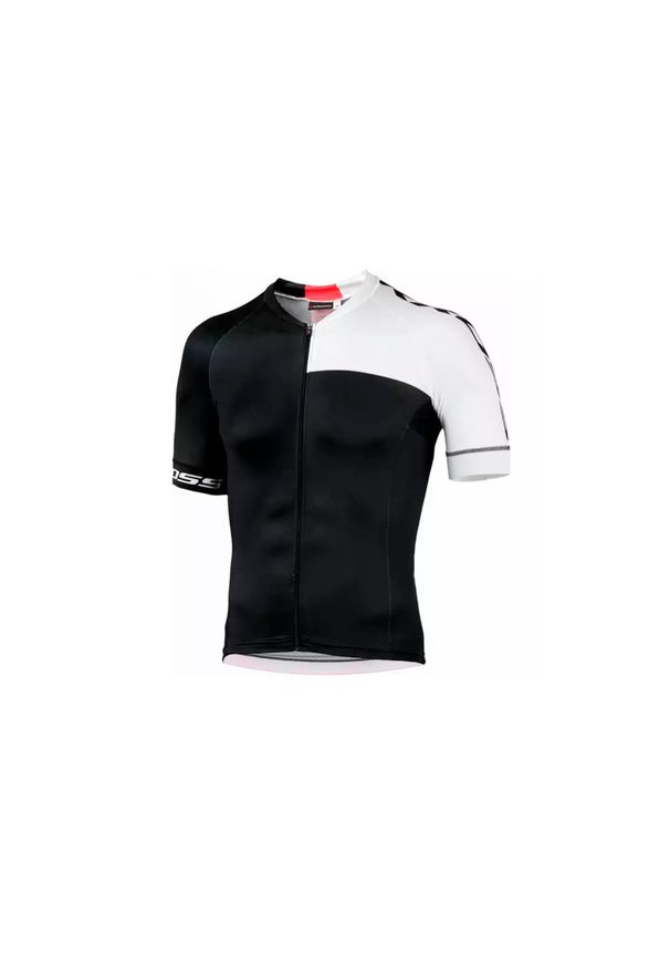 KROSS BIKES - Koszulka Kross Czarny Biały - Pro Jersey. Kolor: czarny, biały, wielokolorowy. Materiał: poliester. Sport: kolarstwo