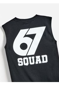 Reserved - T-shirt bez rękawów - czarny. Kolor: czarny. Materiał: bawełna, dzianina. Długość rękawa: bez rękawów #1
