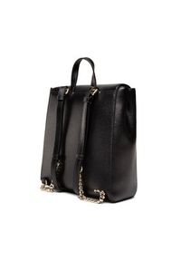 DKNY Plecak Bryant Flap Backpack R21K3R76 Czarny. Kolor: czarny. Materiał: skóra #4