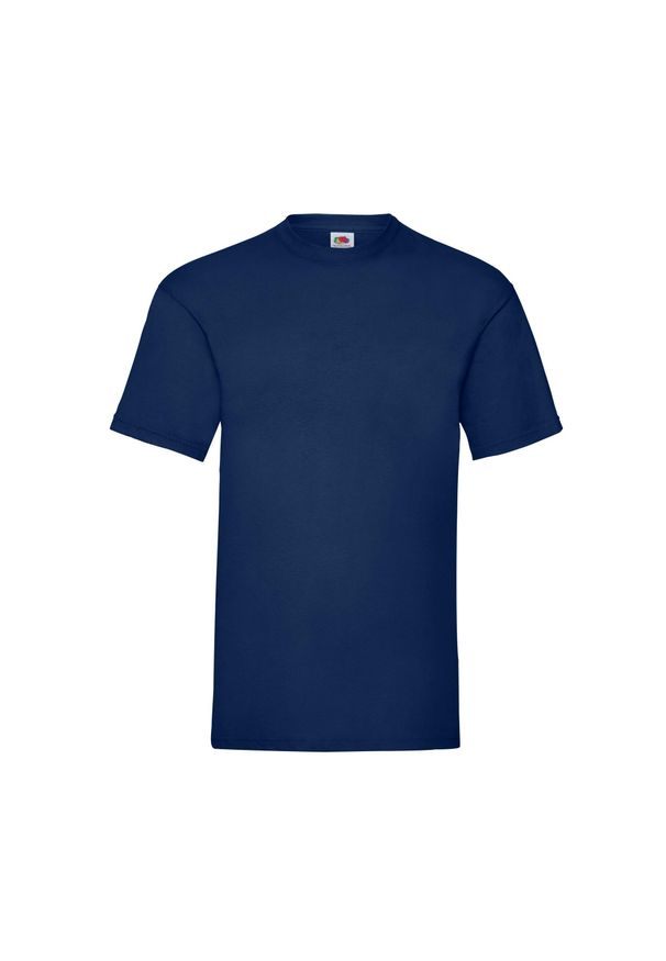 FRUIT OF THE LOOM - Koszulka Unisex Dla Dorosłych Valueweight. Kolor: niebieski. Sport: turystyka piesza