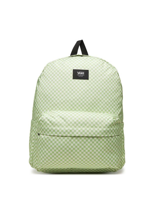 Vans Plecak Old Skool Check VN000H4XCLH1 Zielony. Kolor: zielony. Materiał: materiał