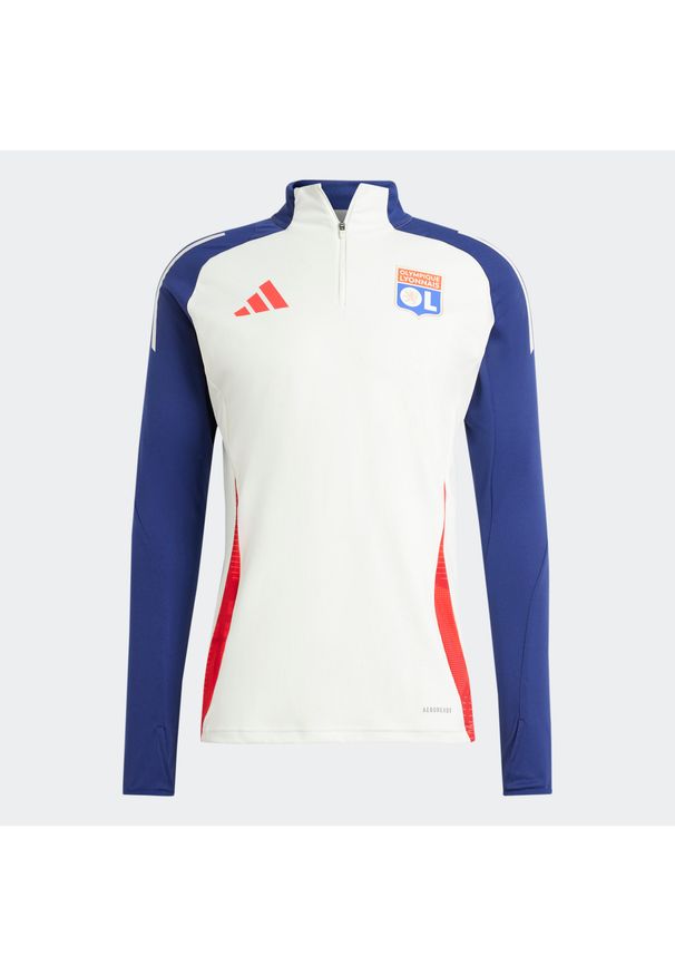 Adidas - Bluza piłkarska treningowe ADIDAS Olympique Lyonnais 24/25. Sport: piłka nożna