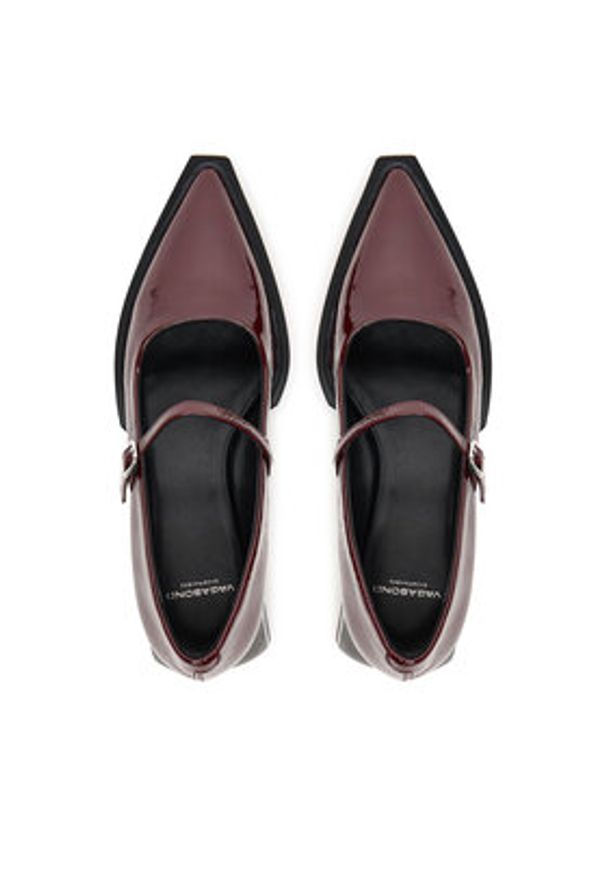 Vagabond Shoemakers Czółenka Vivian 5553-060-38 Bordowy. Kolor: czerwony. Materiał: skóra, lakier
