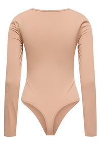 only - ONLY Body Frida 15343926 Beżowy Slim Fit. Kolor: beżowy. Materiał: syntetyk #3