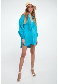 Ermanno Scervino Life - Tunika lniana ERMANNO SCERVINO LIFE. Materiał: len