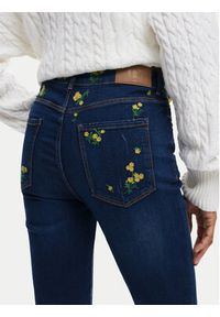 Desigual Jeansy Akira 24WWDD24 Granatowy Skinny Fit. Kolor: niebieski