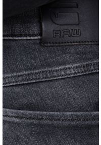 G-Star RAW - G-Star Raw Jeansy 3301 damskie medium waist. Kolor: szary #3
