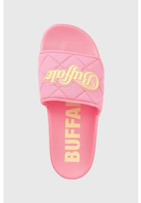 Buffalo klapki Lake Soft damskie kolor różowy na platformie 1602176. Kolor: różowy. Materiał: guma. Obcas: na platformie #2