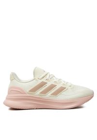 Adidas - adidas Buty do biegania Runfalcon+ 5 IE8800 Biały. Kolor: biały. Materiał: mesh, materiał