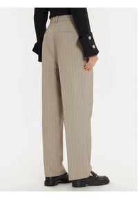 Vero Moda Spodnie materiałowe Meli 10319631 Beżowy Straight Fit. Kolor: beżowy. Materiał: syntetyk