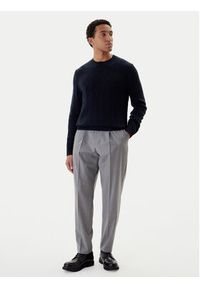 BOSS Sweter H-Hetico 50549975 Granatowy Regular Fit. Kolor: niebieski. Materiał: wełna #2