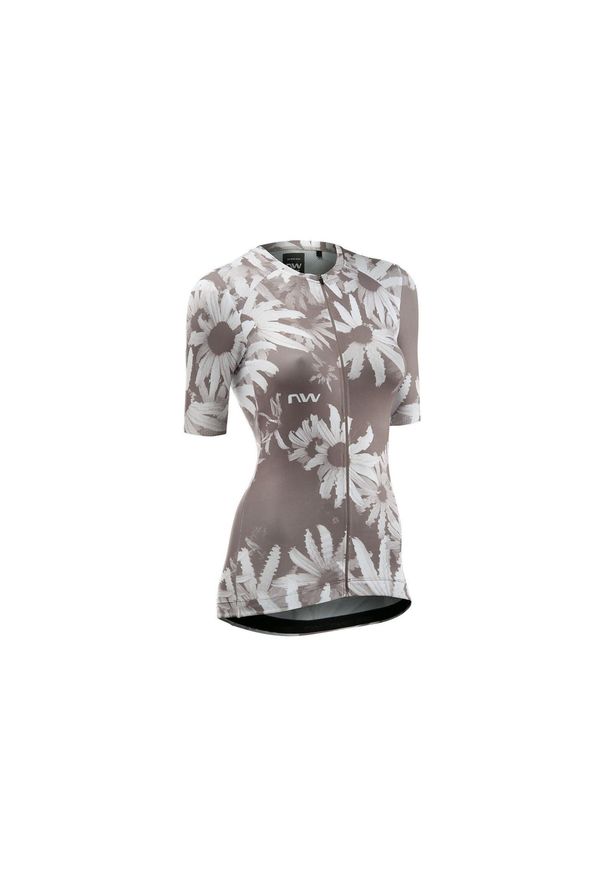 Koszulka rowerowa damska NORTHWAVE Blade Woman Jersey beżowy. Kolor: beżowy. Materiał: jersey