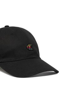 Calvin Klein Czapka z daszkiem Iridecent LV04D5133G Czarny. Kolor: czarny. Materiał: bawełna #2