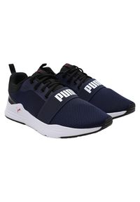 Puma - Przewodowe Buty Do Biegania Dla Dorosłych Unisex. Kolor: niebieski. Styl: sportowy. Sport: turystyka piesza