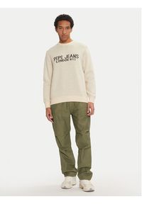 Pepe Jeans Sweter Cardin PM702466 Écru Regular Fit. Materiał: bawełna #4