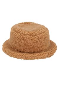 HEAT KEEPER - Kapelusz damski Teddy Wool jeden rozmiar. Kolor: brązowy. Materiał: poliester. Sezon: zima
