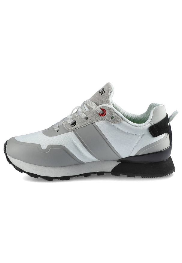 Big-Star - Białe Sneakersy Big Star Dziecięce Buty Ze Skóry. Okazja: na co dzień. Kolor: biały. Materiał: skóra ekologiczna, materiał. Szerokość cholewki: normalna