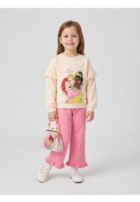 Sinsay - Bluza crewneck z nadrukiem Princess - różowy. Kolor: różowy. Wzór: nadruk #1