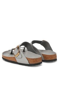Birkenstock Japonki Gizeh Big Buckle Hex 1029507 Szary. Kolor: szary. Materiał: skóra #4