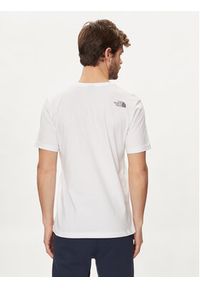 The North Face T-Shirt Mountain Line NF0A87NT Biały Regular Fit. Kolor: biały. Materiał: bawełna #4