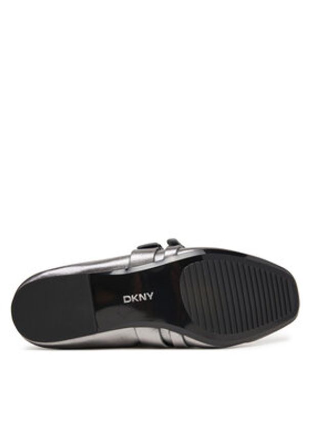 DKNY Baleriny Dade K1511477 Srebrny. Kolor: srebrny. Materiał: skóra