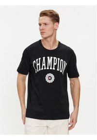 Champion T-Shirt 219852 Czarny Comfort Fit. Kolor: czarny. Materiał: bawełna #1