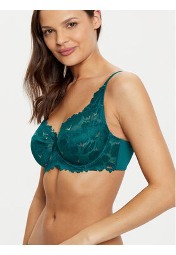 Dorina Biustonosz z fiszbiną Hattie FXWB0058LA164 Zielony. Kolor: zielony. Materiał: syntetyk