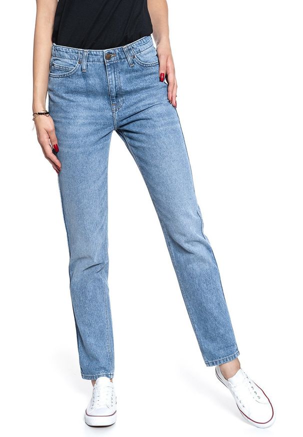 Lee - SPODNIE DAMSKIE LEE TAILORED MOM LIGHT STONE L31IGAQA 112107148