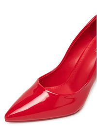 DeeZee Szpilki AB2-4503A Czerwony. Kolor: czerwony. Materiał: skóra. Obcas: na szpilce