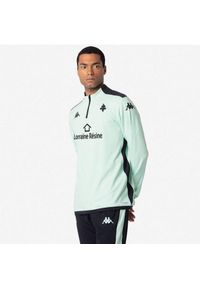 Kappa - Kurtka z dresu Metz Ablas Pro 8 2024/25. Kolor: wielokolorowy, czarny, zielony. Materiał: dresówka. Sport: piłka nożna #1