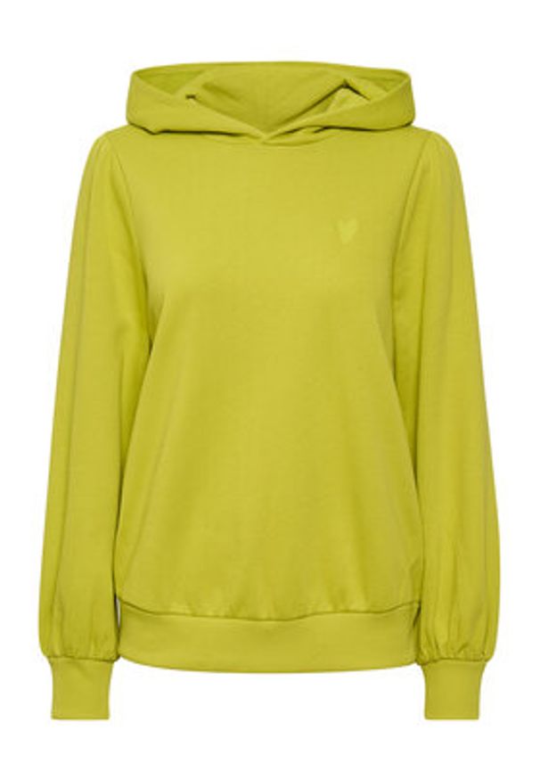 Kaffe Bluza KAsally 10507152 Zielony Regular Fit. Kolor: zielony. Materiał: bawełna, syntetyk