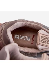 Big-Star - Męskie Lekkie Sneakersy Memory Foam System Big Star LL174151 Beżowe beżowy. Zapięcie: sznurówki. Kolor: beżowy. Materiał: materiał, skóra #8