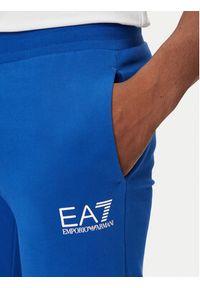 EA7 Emporio Armani Dres 7M000966 AF10377 UB087 Niebieski Slim Fit. Kolor: niebieski. Materiał: bawełna