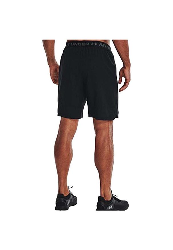 Under Armour - Spodenki fitness męskie UNDER ARMOUR Vanish Woven Shorts Szorty. Kolor: czarny. Materiał: materiał. Sport: fitness