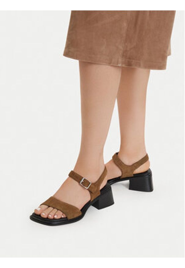 Vagabond Shoemakers Sandały Ines 5911-040-08 Brązowy. Kolor: brązowy. Materiał: skóra, zamsz