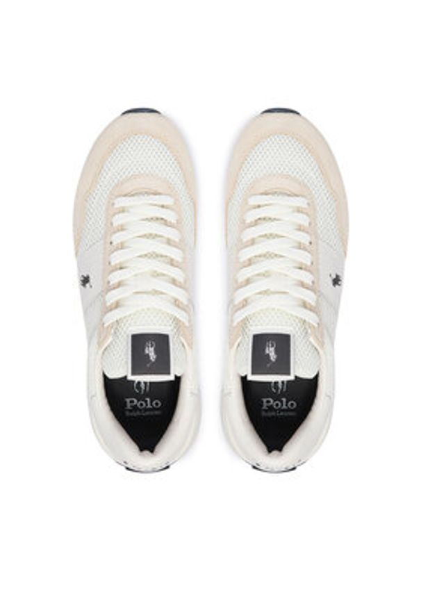 Polo Ralph Lauren Sneakersy 804P01389003 Biały. Kolor: biały. Materiał: skóra, zamsz