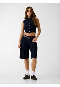 Guess Jeans Top 182186 Niebieski Classic Fit. Kolor: niebieski #4