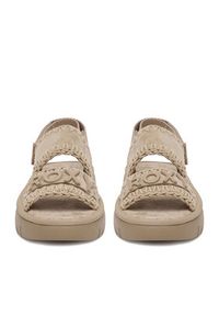 Roxy Sandały CEOB-HY62277-1 Beżowy. Kolor: beżowy. Materiał: materiał #7