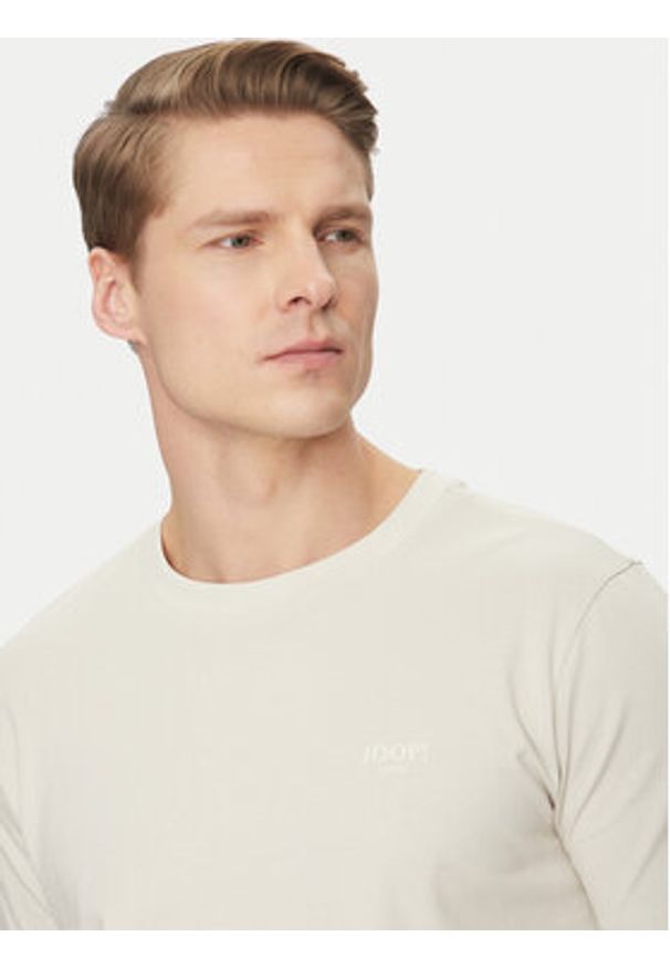 JOOP! Jeans T-Shirt 30027746 Beżowy Modern Fit. Kolor: beżowy. Materiał: bawełna