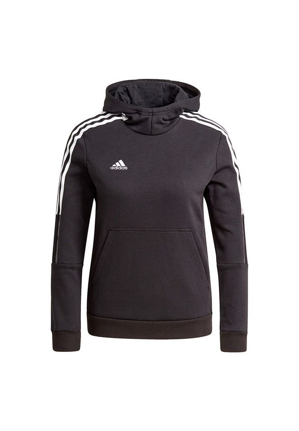 Adidas - Bluza dla dzieci adidas Tiro 21 Sweat Hoody. Kolor: czarny
