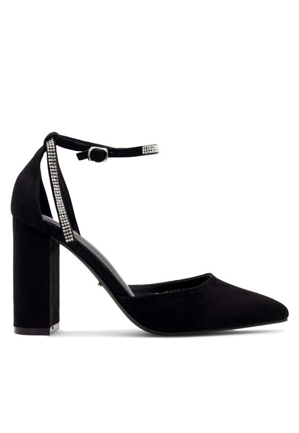 DeeZee Czółenka LISA KL-HT4587-21 Czarny. Kolor: czarny. Materiał: materiał