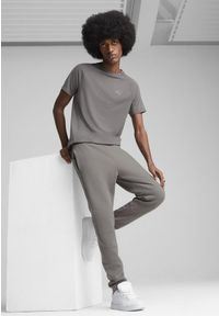 Puma - Męskie spodnie EVOSTRIPE PUMA Cast Iron Gray. Kolor: szary