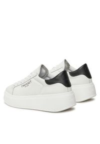 TwinSet - TWINSET Sneakersy 241TCP050 Biały. Kolor: biały. Materiał: skóra