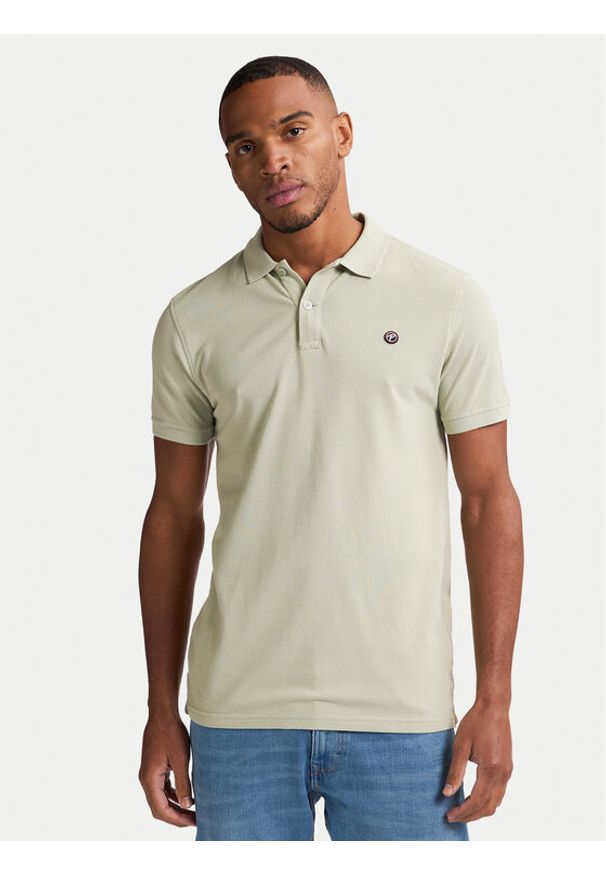 Petrol Industries Polo M-ROS-POL002 Zielony Regular Fit. Typ kołnierza: polo. Kolor: zielony. Materiał: bawełna
