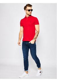 Polo Ralph Lauren Polo Core Replen 710548797 Czerwony Slim Fit. Typ kołnierza: polo. Kolor: czerwony. Materiał: bawełna #6