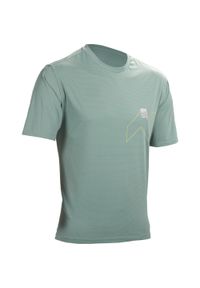 LEATT - Koszulka rowerowa męska Leatt Jersey MTB Trail 1.0 X-Flow. Kolor: zielony. Materiał: jersey