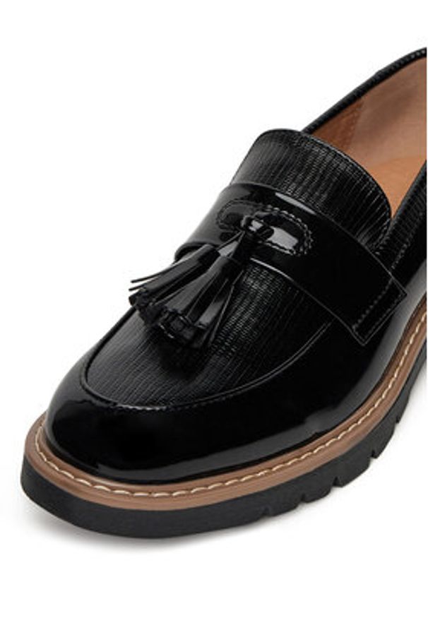 Clara Barson Loafersy WS6387-01 Czarny. Kolor: czarny. Materiał: skóra