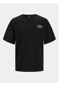 Jack & Jones - Jack&Jones T-Shirt Riley 12250651 Czarny Regular Fit. Kolor: czarny. Materiał: bawełna #3