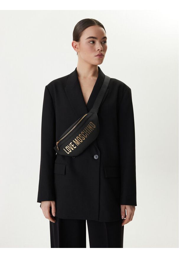 Love Moschino - LOVE MOSCHINO Nerka JC4195PP1OKD0000 Czarny. Kolor: czarny. Materiał: skóra