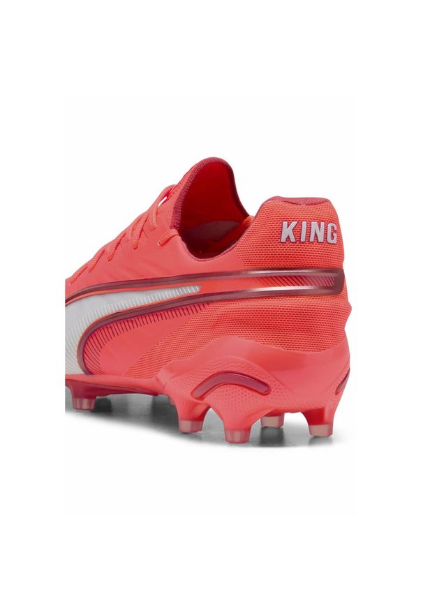 Puma - Buty piłkarskie KING ULTIMATE FG/AG PUMA Glowing Red White Fire. Kolor: biały, czerwony, wielokolorowy. Sport: piłka nożna